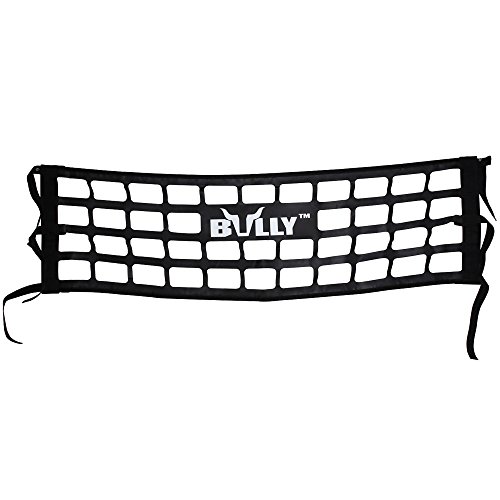 Bully TR-02WK Heavy Duty Cargo Tailgate Net for Mid Size Pickup Truck Cab Truck Bed - Black Pack of 1