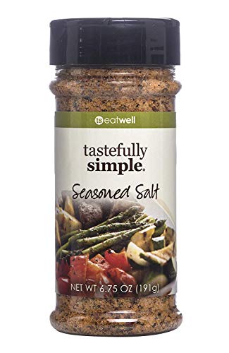 Tastefully Simple Seasoned Salt - Perfect for Beef, Chicken, Fish, Pork, Vegetables and Everything in Between - Kosher - 6.75 oz (1-Pack)