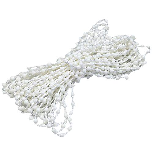 YEQIN Roller and Roman Shade Beaded Chain Cord,Ball Bead Chain,Roller Curtain Bead Rope,Blind Beaded Cord Repair for Roller Blind Fitting