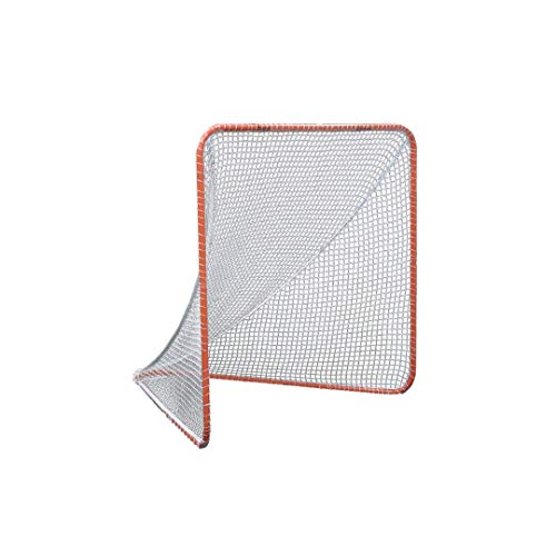 Gladiator Official Lacrosse Goal Net, Orange, 100% Steel Frame, 6 x 6-Foot