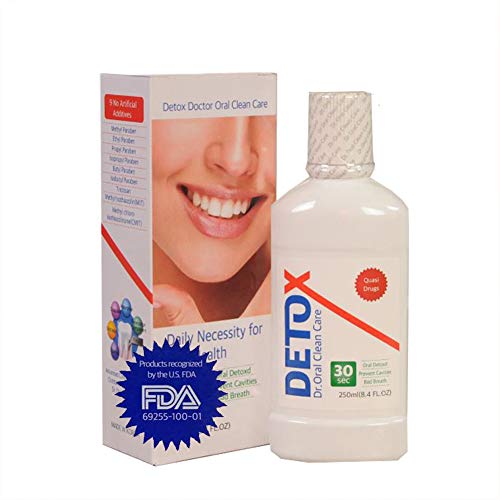 Detox Dr.Oral Clean Care Prevent Cavities Bad Breath,Tooth-Decay Preventive Effect,Gingivitis Preventive Effect,Plague Decrease, Gum Disease Prevention