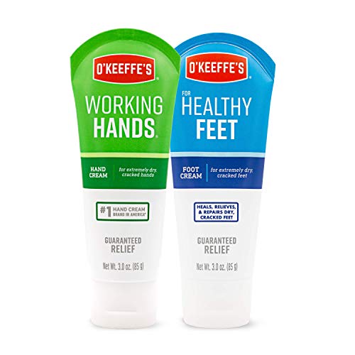 O'Keeffe's Working Hands & Healthy Feet 3 ounce Combination Pack of Tubes