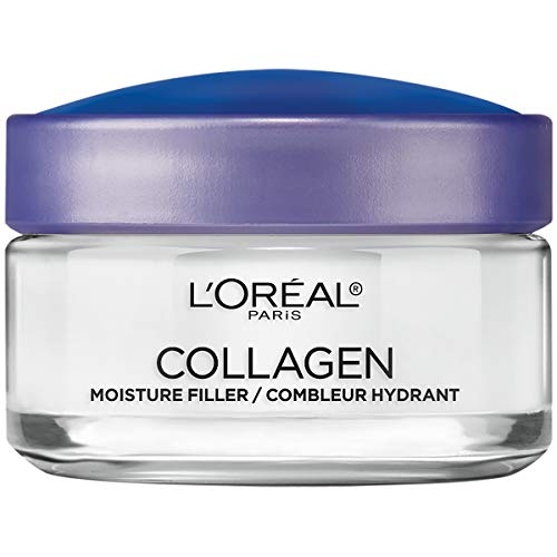 Collagen Face Moisturizer by L’Oreal Paris Skin Care Day and Night Cream Anti Aging Face Cream to Smooth Wrinkles I Non-Greasy I 1.7 oz.