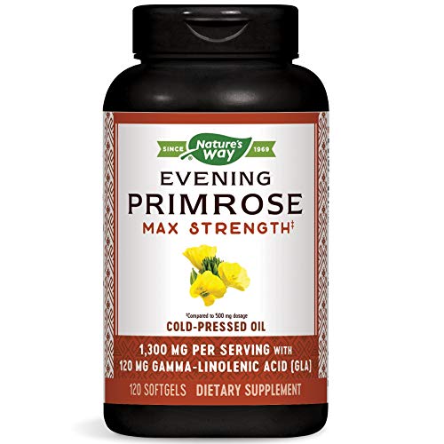 Nature's Way EfaGold Evening Primrose, Cold Pressed Oil 1300mg, 120 Softgels Package May Vary