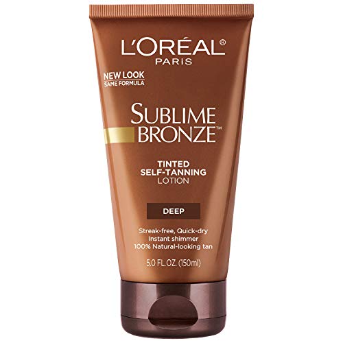 Self Tanner, L'Oreal Paris Sublime Bronze Tinted Self-Tanning Lotion Deep Natural Tan 5 fl. oz.