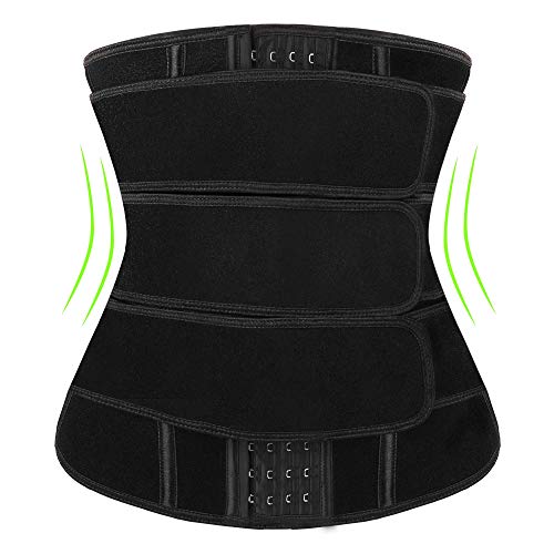 Waist Trainer for Women, Sweat Trimmer Belt for Weight Loss Repair Body, Sweat Waist Trainer Band Shaper Neoprene Workout Fitness Hourglass Body Shaper