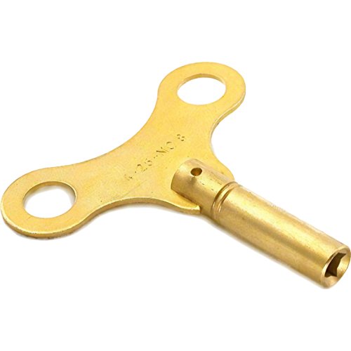 Brass Clock Winding Key Mainspring Winder Sz 8 4.25mm