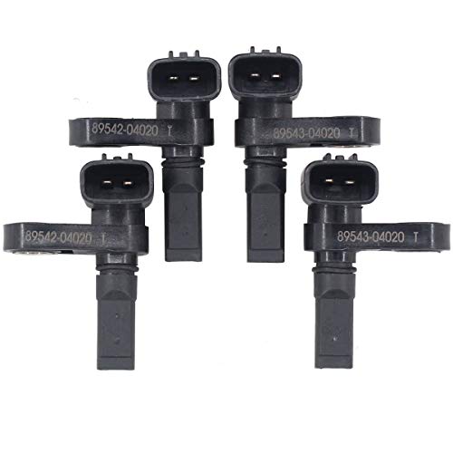 NewYall Set of 4 Front and Rear Left Driver and Right Passenger Side ABS Wheel Speed Sensor