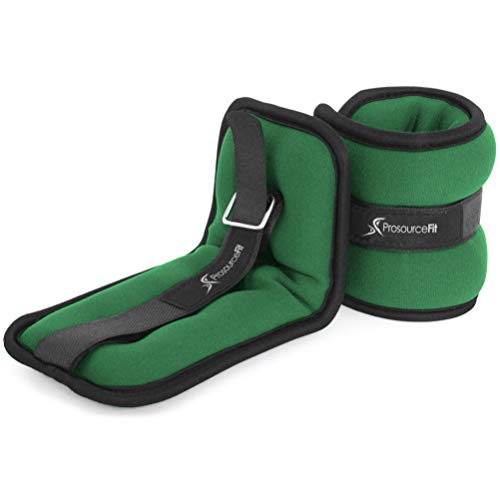 ProsourceFit Ankle Wrist Weights 1 lb. - Green