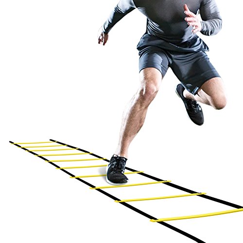 GHB Pro Agility Ladder Agility Training Ladder Speed 12 Rung 20ft with Carrying Bag