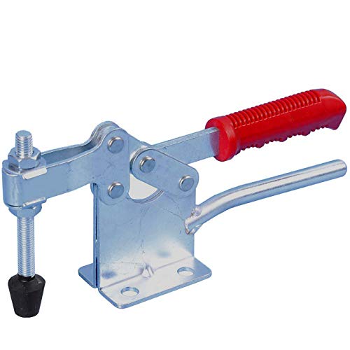 Hold Down Toggle Clamp KangTeer 400Kg/882lbs Holding Capacity Metal Clamping Quick Release Clamp Rod Vertical Welding Clamps