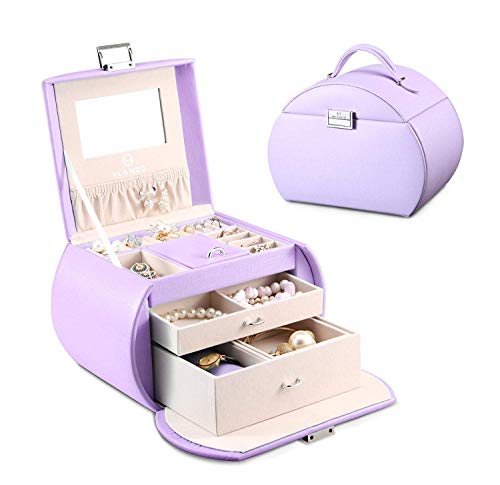 Vlando Princess Style Jewelry Box from Netherlands Design Team, Fabulous Girls Gift (Lavender)