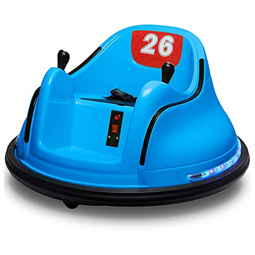Tenflyer Bumper Car for Kids, DIY Race Car for Boy Toy - Ride On Bumper Car Kids Toy Cars - Electric Vehicle Remote Control 360 Spin for Toddler - Gift for Christmas Xmas (Blue)
