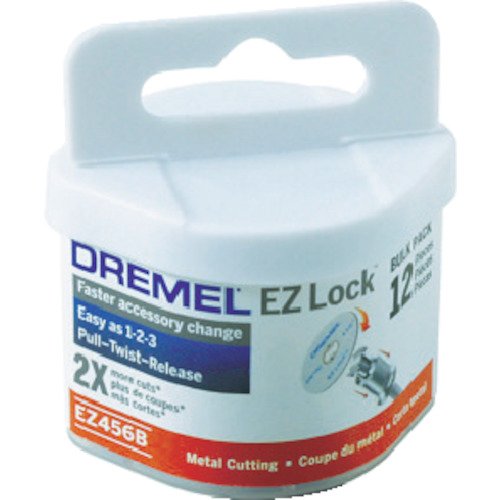 Dremel EZ456B- 12 pieces 1 1/2-Inch EZ Lock Rotary Tool Cut-Off Wheels- Cutting Discs Perfect for Sheet Metal and Copper Pipe