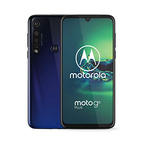 Moto G8+ Plus | Unlocked | International GSM only | 4/64GB | 25MP Camera | 2019 | Blue