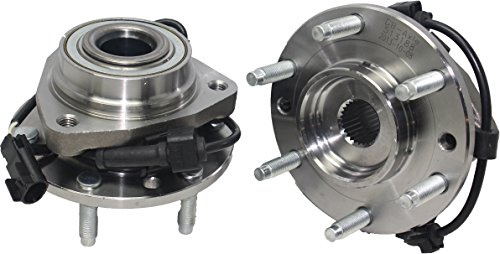 Detroit Axle 513188 Front Wheel Bearing & Hub Assembly Replacement Set for Isuzu Ascender Oldsmobile Bravada GMC Envoy Buick Rainier Chevy Trailblazer w/ABS