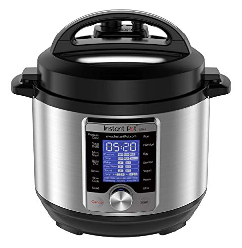 Instant Pot Ultra 3 Qt 10-in-1 Multi- Use Programmable Pressure Cooker, Slow Cooker, Rice Cooker, Yogurt Maker, Cake Maker, Egg Cooker, Sauté, Steamer, Warmer, and Sterilizer, Silver