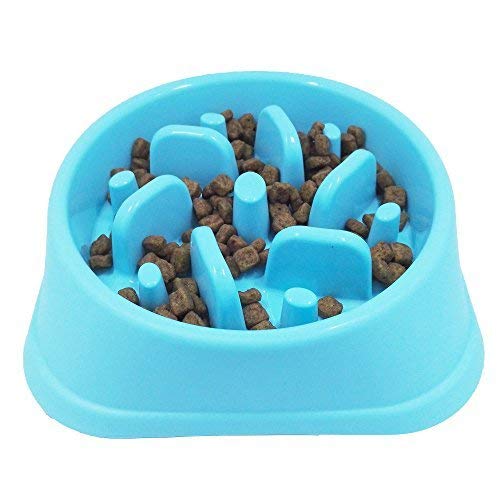 JASGOOD Dog Feeder Slow Eating Pet Bowl Eco-Friendly Durable Non-Toxic Preventing Choking Healthy Design Bowl for Dog Pet Stop Bloat Bowl