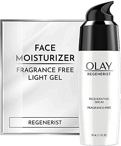 Olay Regenerist Regenerating Serum, Fragrance-Free Light Gel Face Moisturizer 1.7 fl oz