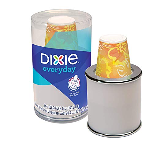 Dixie Disposable Paper Cup Dispenser, For 3 Ounce or 5 Ounce Bath Cups (2)