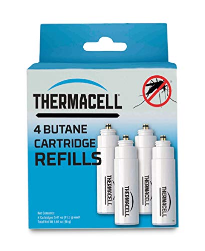 Thermacell Mosquito Repellent Fuel-Only Refills, 4-Pack; Cartridges Last 12 Hours Each; Use with Thermacell Fuel-Powered Mosquito Repellent Repellers, Lanterns and Torches; Repellent Mats Not Included