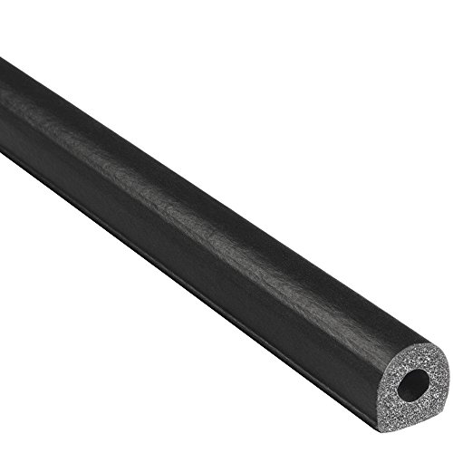TRIM-LOK - X101HT-25 Trim-Lok D-Shaped Rubber Seal (Thick Wall) – .50” Height, .50” Width, 25’ Length – EPDM Foam Seal with HT (General Acrylic) Pressure Sensitive Adhesive System, Door/Window Weather Seal for Cars, Trucks, RVs, Boats
