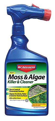 BioAdvanced 704710B Moss and Algae Killer Ready-To-Spray, 32 oz