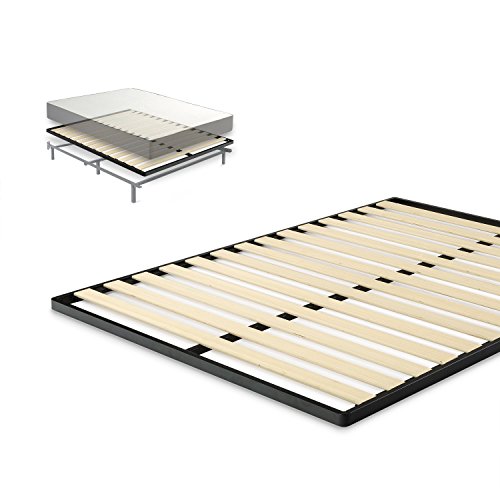 Zinus Deepak Easy Assembly Wood Slat 1.6 Inch Bunkie Board / Bed Slat Replacement, Queen