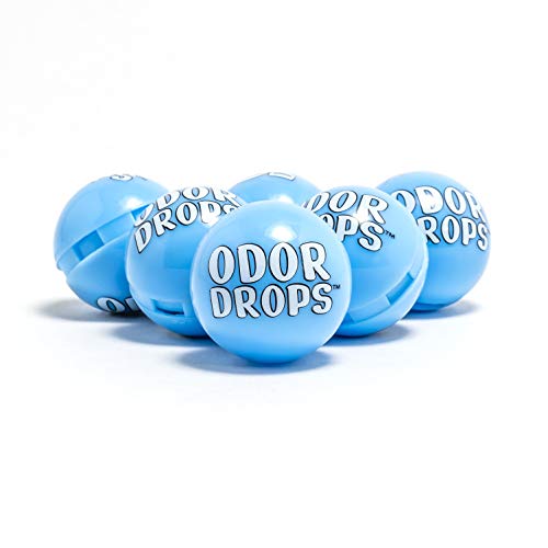 Odor Drops Shoe Deodorizer Balls for Neutralizing Odor and Refreshing Sneakers, Gym Bags, Lockers and Cars 6 Pack (Fresh Linen)