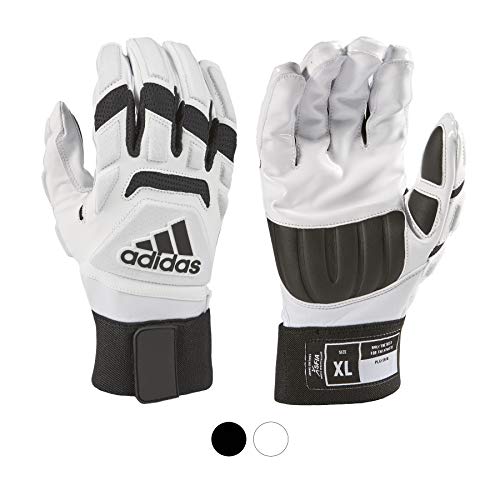 adidas Freak MAX 2.0 Padded Lineman Football Gloves White X-Large