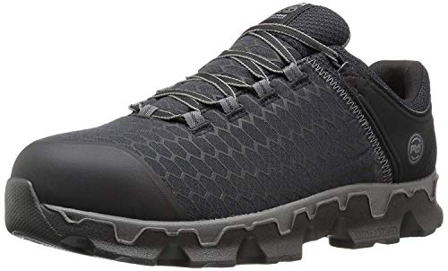 Timberland PRO Men's Powertrain Sport Alloy Toe EH Industrial & Construction Shoe, Black Synthetic, 10.5 M US