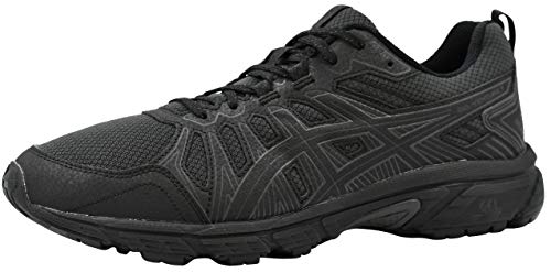 ASICS Men's Gel-Venture 7 Running Shoes, Black/Black/Black, 10 M US