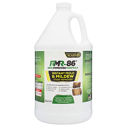 RMR-86 Instant Mold and Mildew Stain Remover Spray - Scrub Free Formula, Bathroom Floor and Shower Cleaner, 1 Gallon (128 Fl Oz)