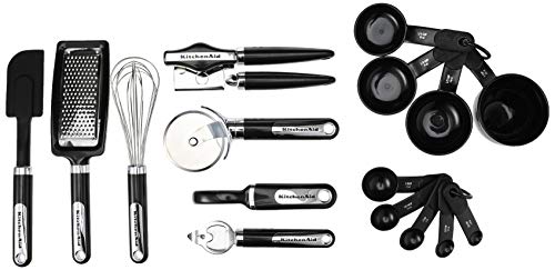 KitchenAid Classic Tool and Gadget Set, Black