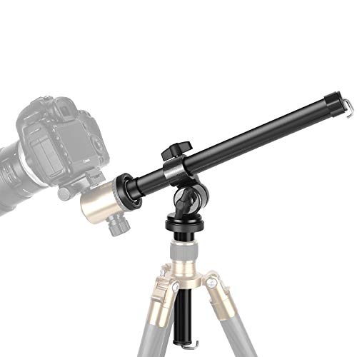 Neewer Camera Tripod Boom Arm: External Multi-Angle Center Column Extension Arm for Studio Outdoor Macro Over Head Shooting (32cm Length, 5kg Load Capacity, 25mm Tube Diameter, Ball Head Not Included