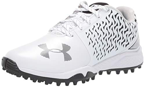 Under Armour Women's Finisher Turf Lacrosse Shoe, White (101)/Black, 11