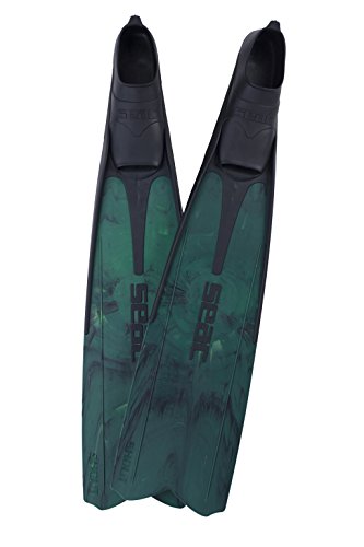 SEAC Shout Camo S700, Long Fins for Scuba Diving, Spearfishing and Freediving