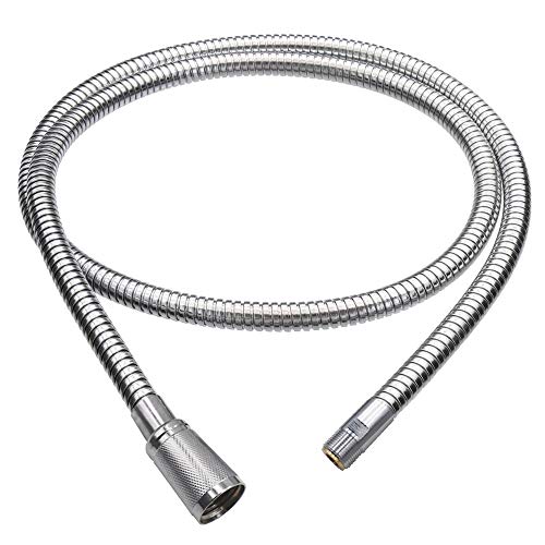 Grohe Kitchen Faucet Replacement Parts 46092000, 59-inch Pull-Out Spray Replacement Hose, Grohe Ladylux Replacement Parts, Alira Sink Faucet Hose By Awelife, Starlight Chrome Finish