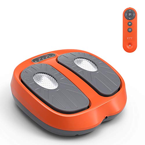 Foot Massager Vibration Plate Foot Massager Platform with Rotating Acupressure Heads Multi Setting Electric Foot Massager with Remote Control