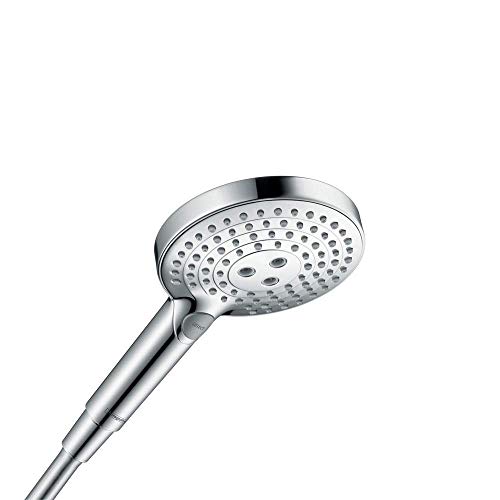 hansgrohe Raindance Select S Easy Install 5-inch Handheld Shower Head Modern 3 Powder Rain, Rain, Whirl 26014001