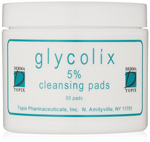 Glycolix 5% Glycolic Acid Cleansing Pads, 60 Count