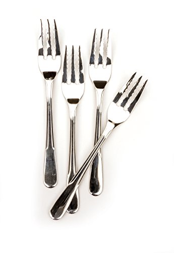 RSVP Endurance 18/8 Stainless Steel Pasta Forks, Set of 4