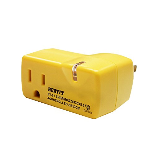 HEATIT ET-21 Freeze Thermostatically Controlled outlet On at 38F /Off at 50F