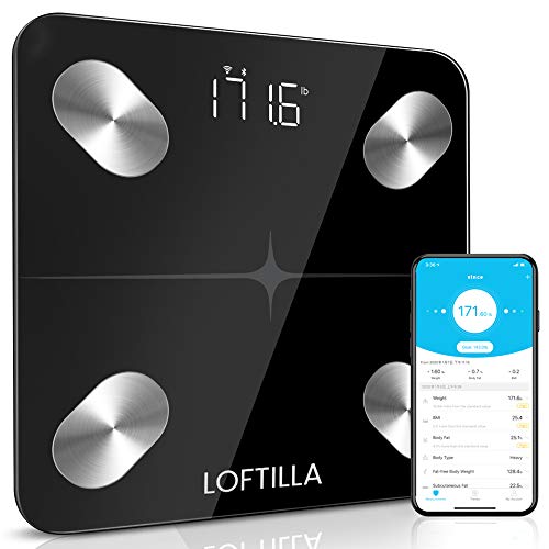 LOFTILLA Smart Weight Scale with Body Fat, Digital Scale with WiFi and Bluetooth