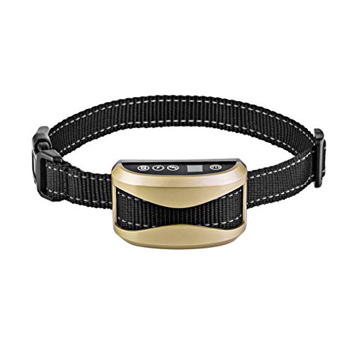 Dog Bark Collar Anti Bark Collar with 7 Sensitivity, USB Rechargeable Waterproof Dog Bark Collar with Vibration and Beep for Small Medium Large Dogs