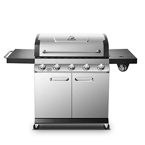 Dyna-Glo DGP552SSN-D Premier 5 Burner Natural Gas Grill, Stainless