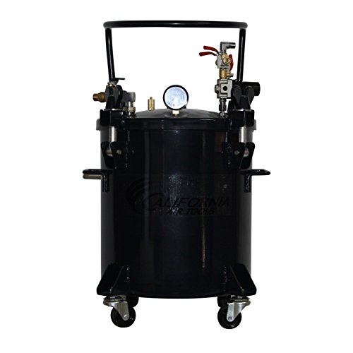 California Air Tools CAT-365C 5 gallon Pressure Pot For Casting, Black