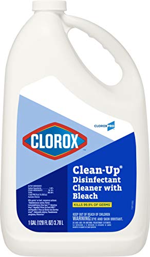 Clorox 35420 Commercial Solutions Clorox Clean-Up All Purpose Cleaner with Bleach - Original, 128 Ounce Refill Bottle