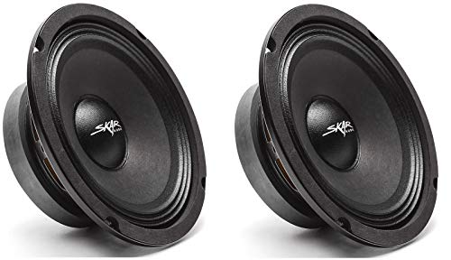 Skar Audio (2) FSX65-4 (2) FSX65-4 300-Watt 6.5-Inch 4 Ohm MID-Range Loudspeakers - 2 Speakers