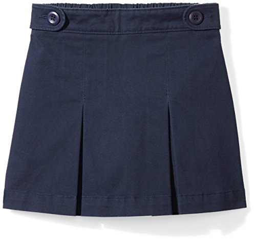 Amazon Essentials Little Girls' Uniform Skort, Navy Blue, XS (4-5)